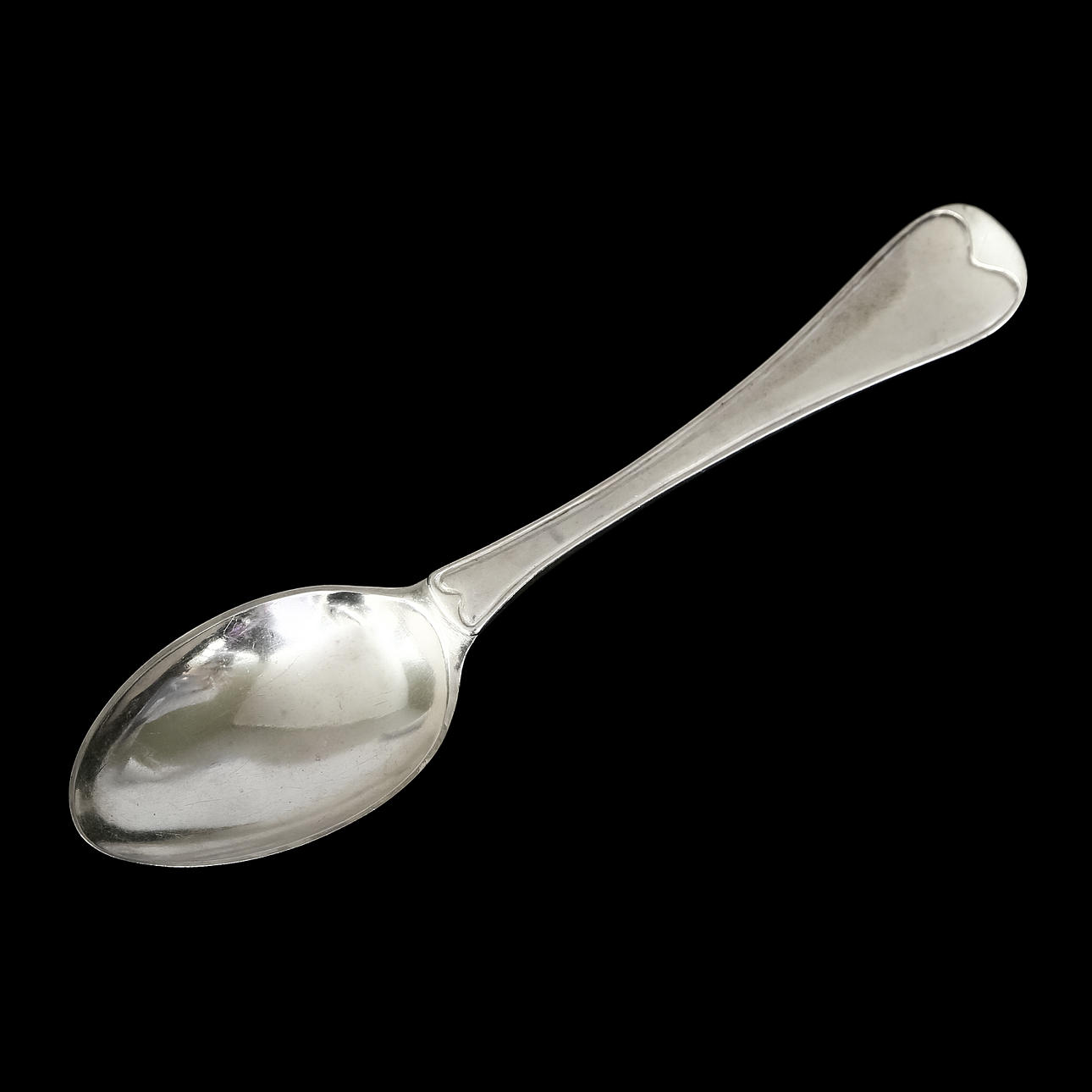 SPOON, silver, Johan Peter Britt (master 1779-1792), Kalmar, 1785.