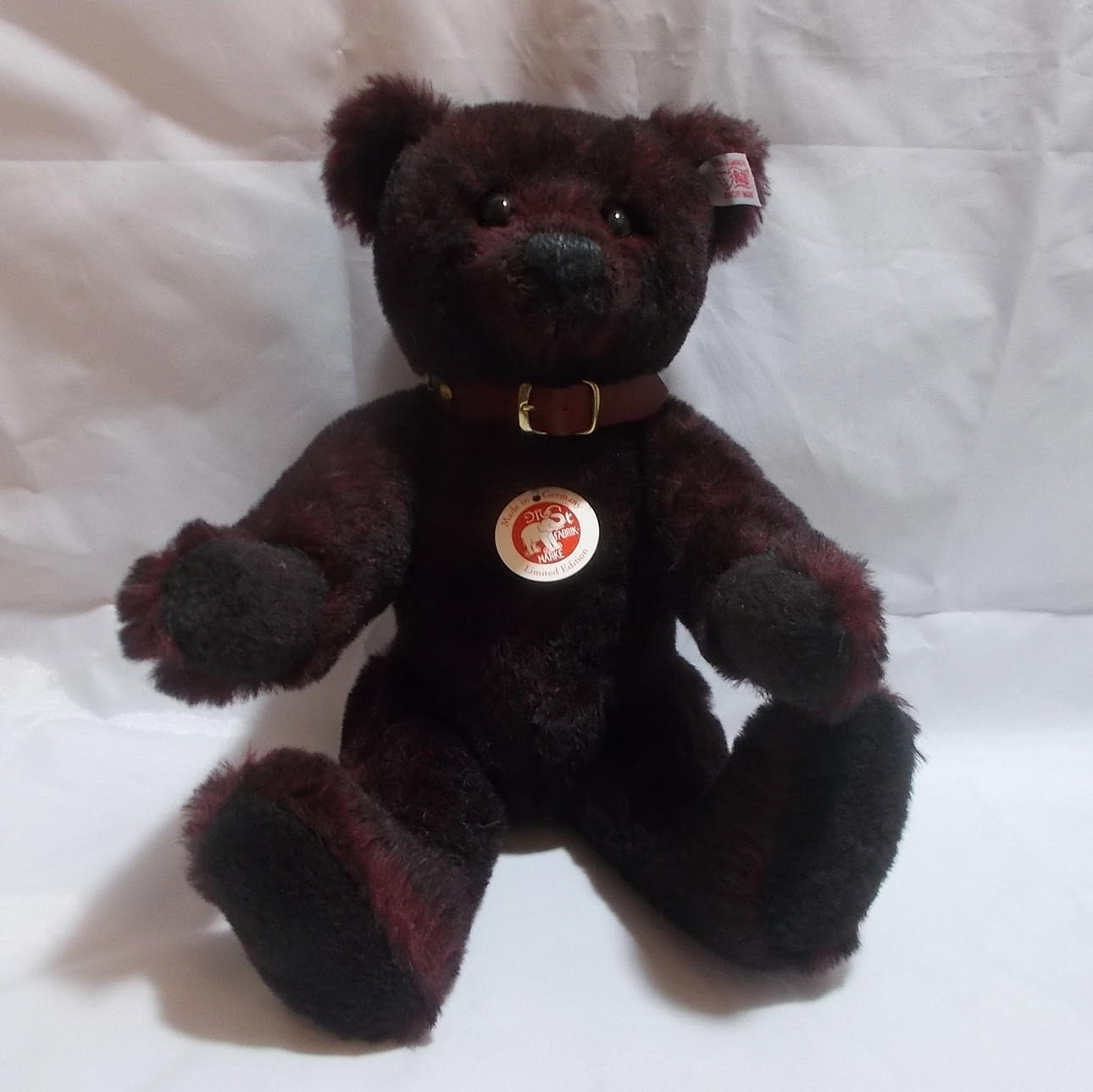 STEIFF TEDDY DUNKELBRAUN, BRUMMBÄR, LIMITIERT.