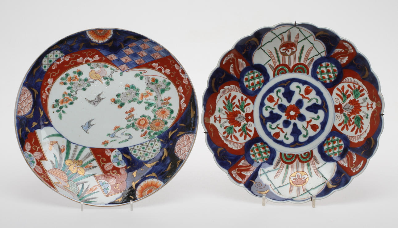 FAT, 2 st, porslin, Imari, Japan.