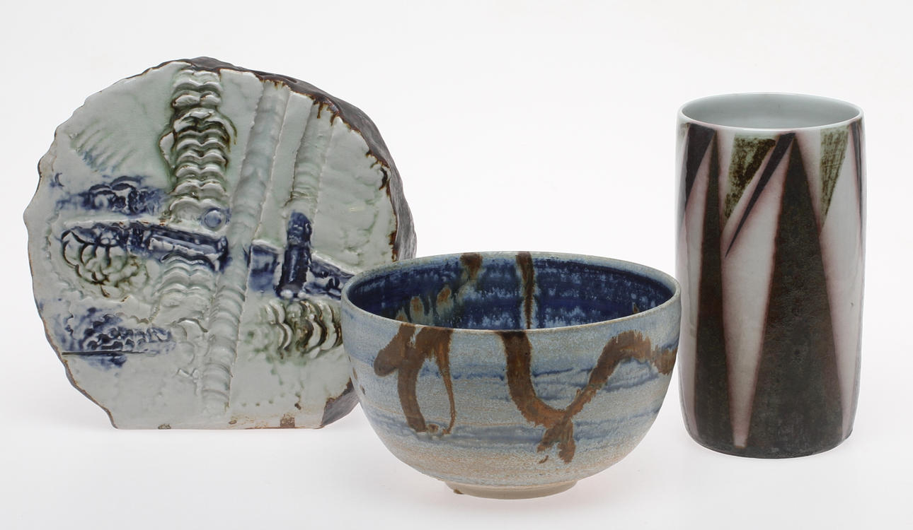 VASER, 2 st, SKÅL, keramik, Carl-Harry Stålhane.