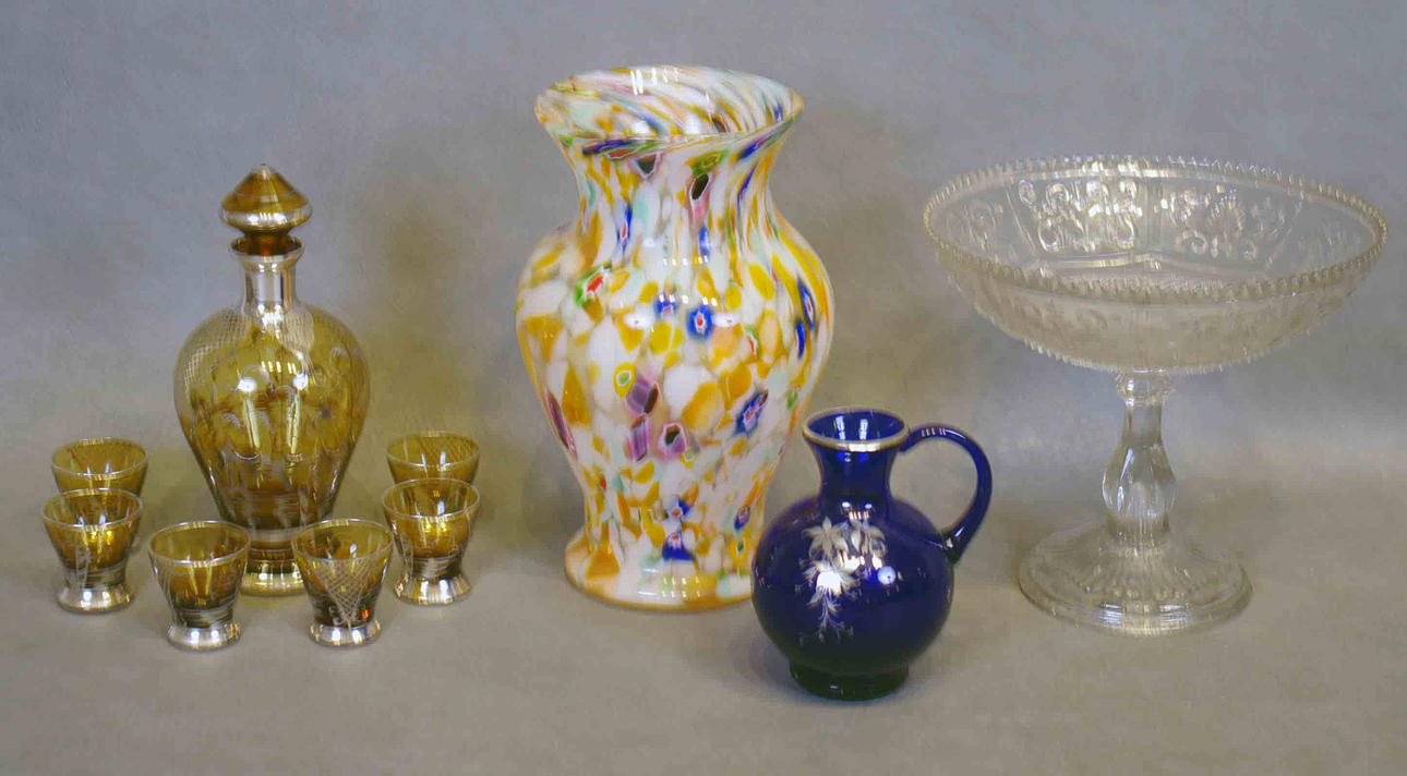 VASER, KARAFF MED GLAS MM.