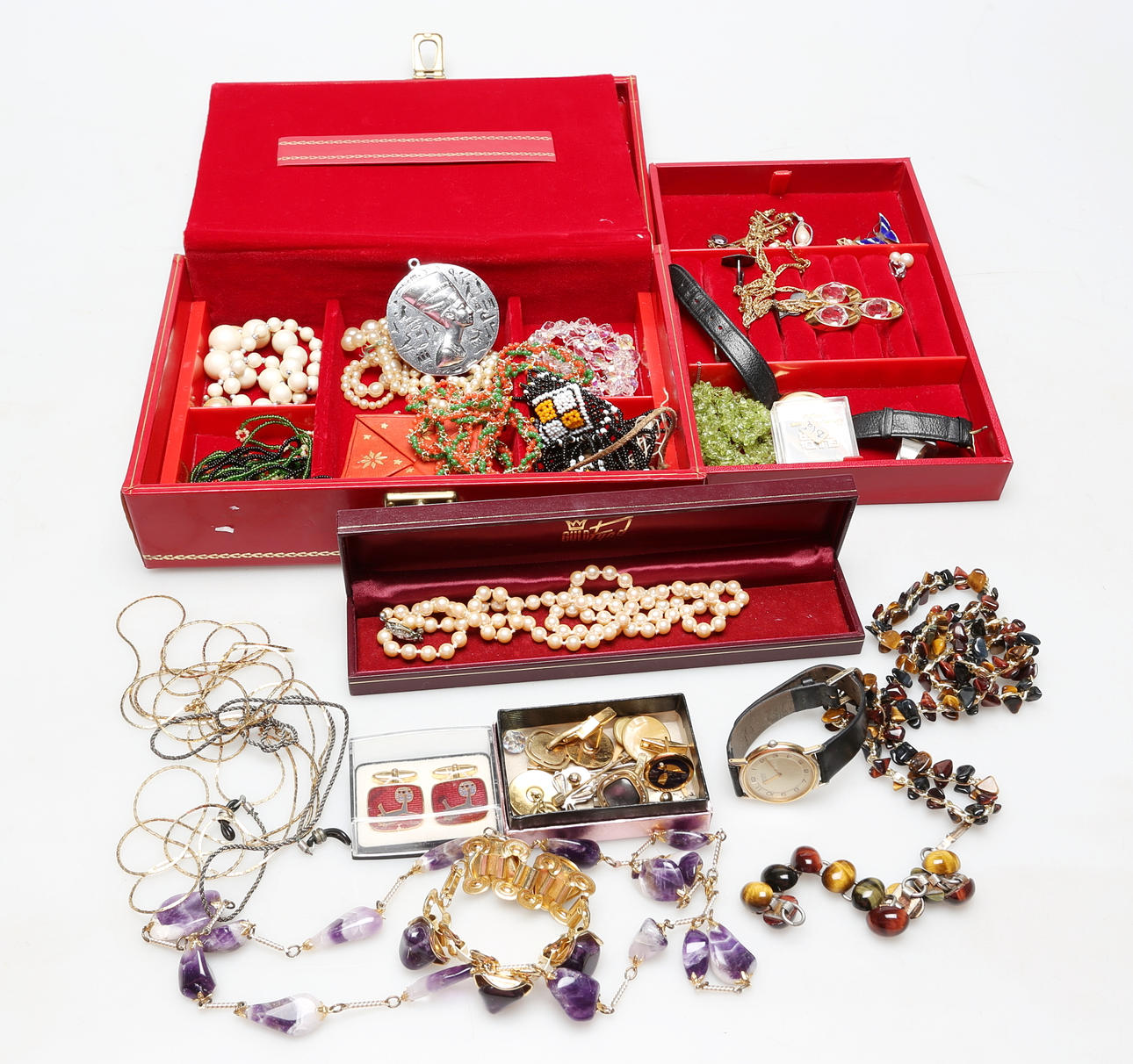 SAMLING SMYCKEN samt ARMBANDSUR.