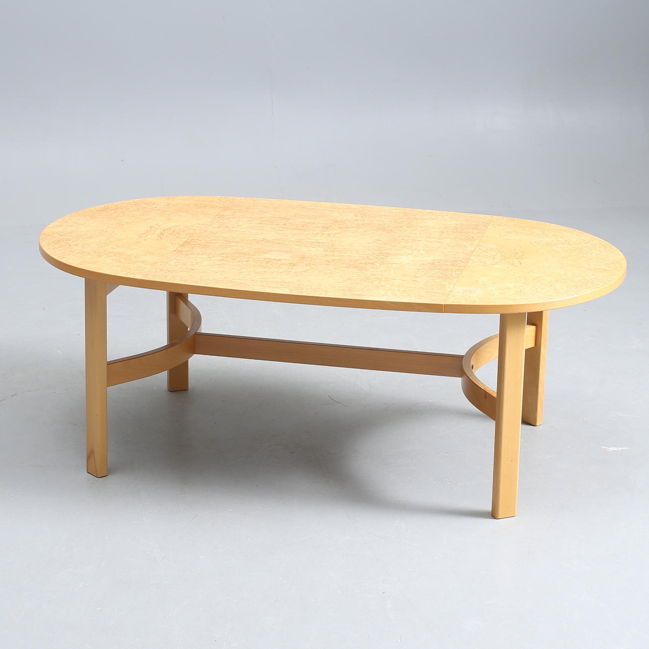 SOFFBORD, masurbjörk, modernt.