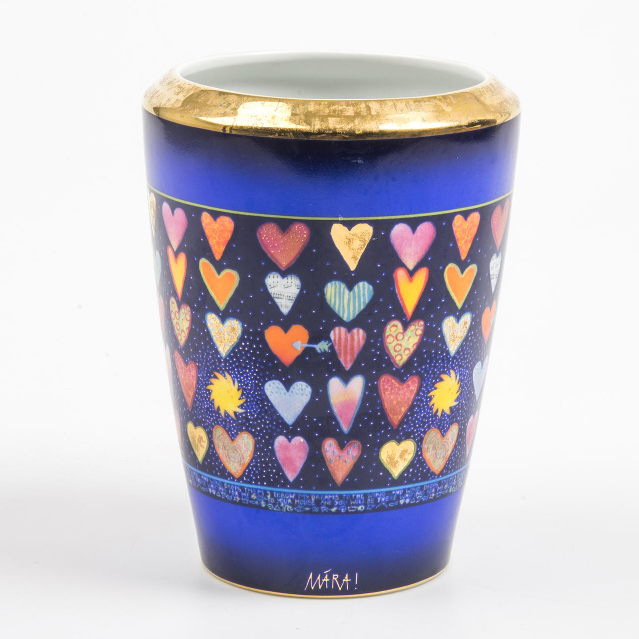 VASE, Porzellan, Mára, Goebel.