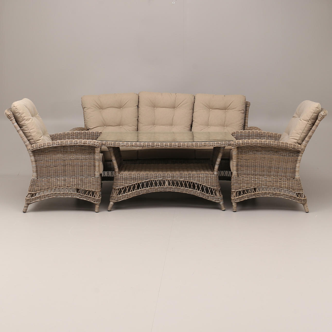 SOFFGRUPP, 4 delar, Atleve, rotting.