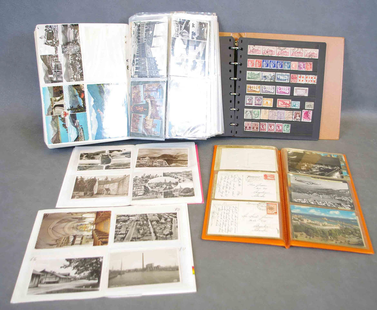 VYKORT SAMT FRIMÄRKEN.