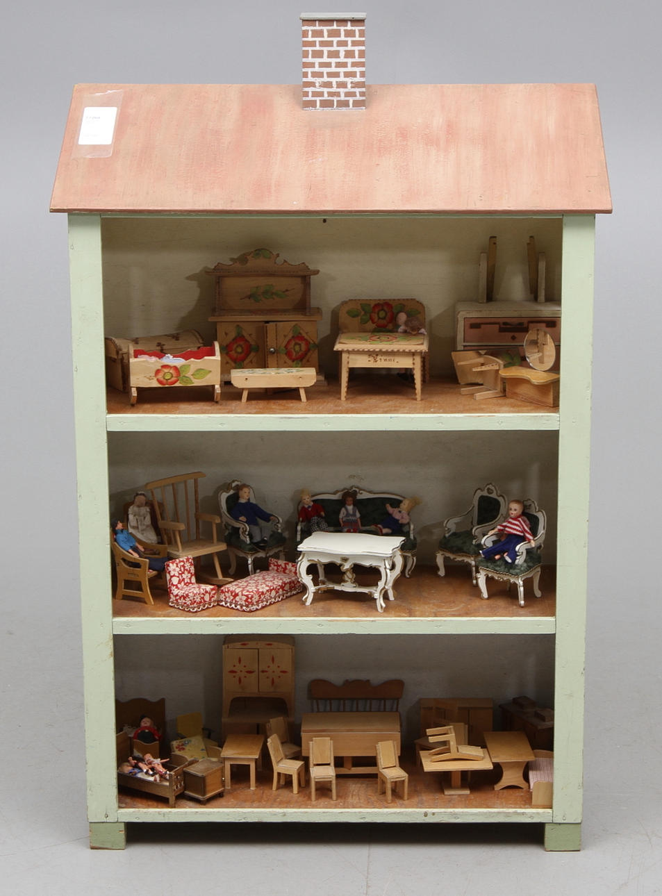 DOCKHUS, med inredning, 1940/50 tal.