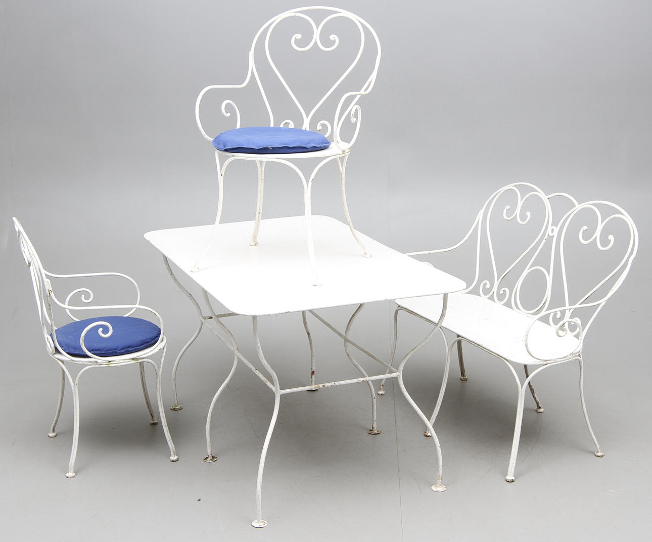 TRÄDGÅRDSGRUPP, 4 del, Smide, 1950/60 tal.