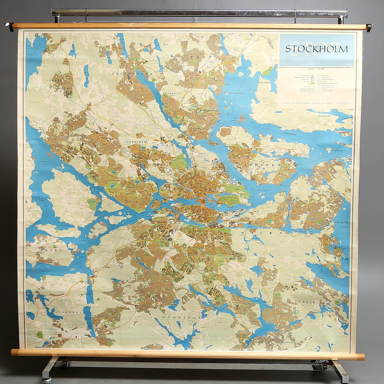 KARTA, Storstockholm, 1961.