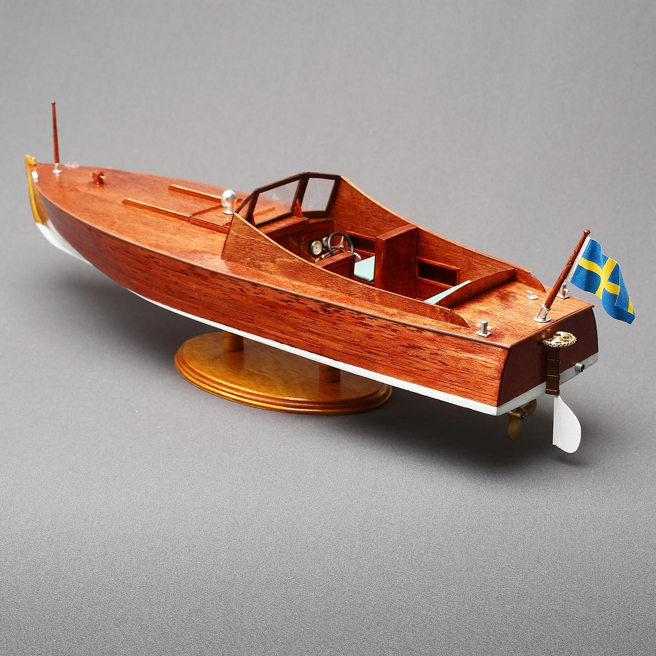 MODEL BOAT, built after a model by Ruben Östlund from 1920, 2000s.