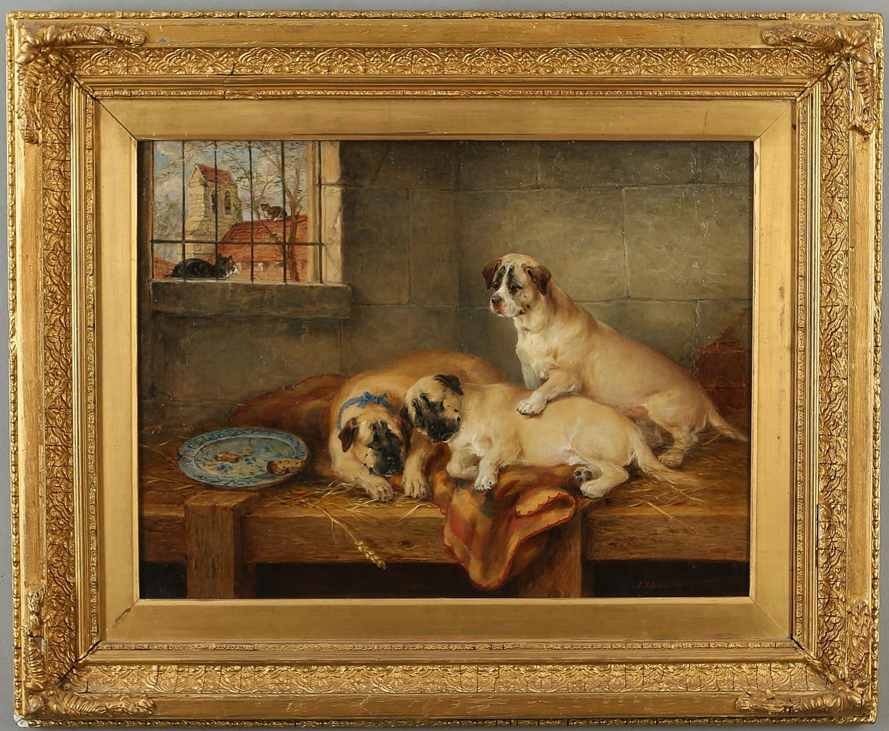 EDWIN FREDERICK HOLT (1830 - 1912). oil on canvas, signed and dated 1879.