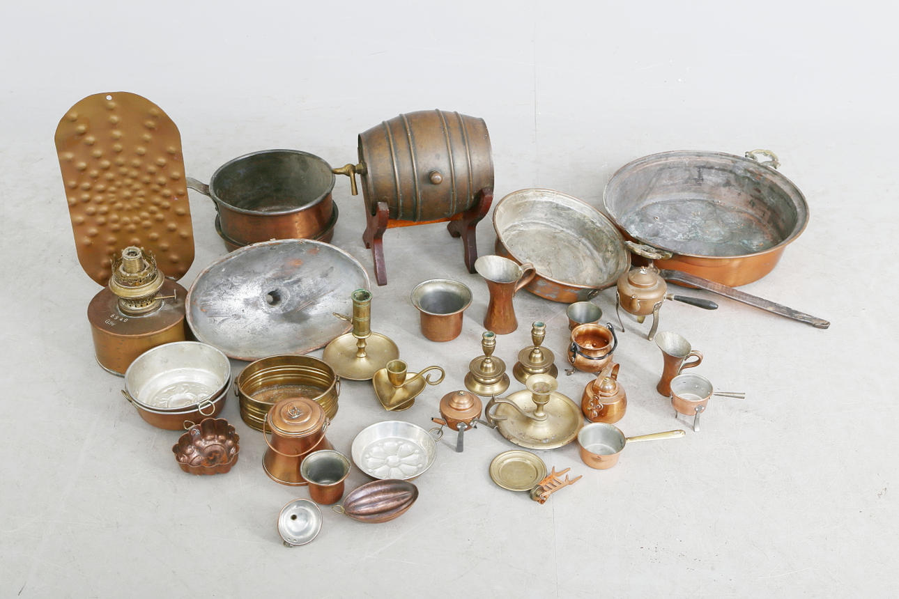 KOPPARFÖREMÅL, 18/1900-tal.