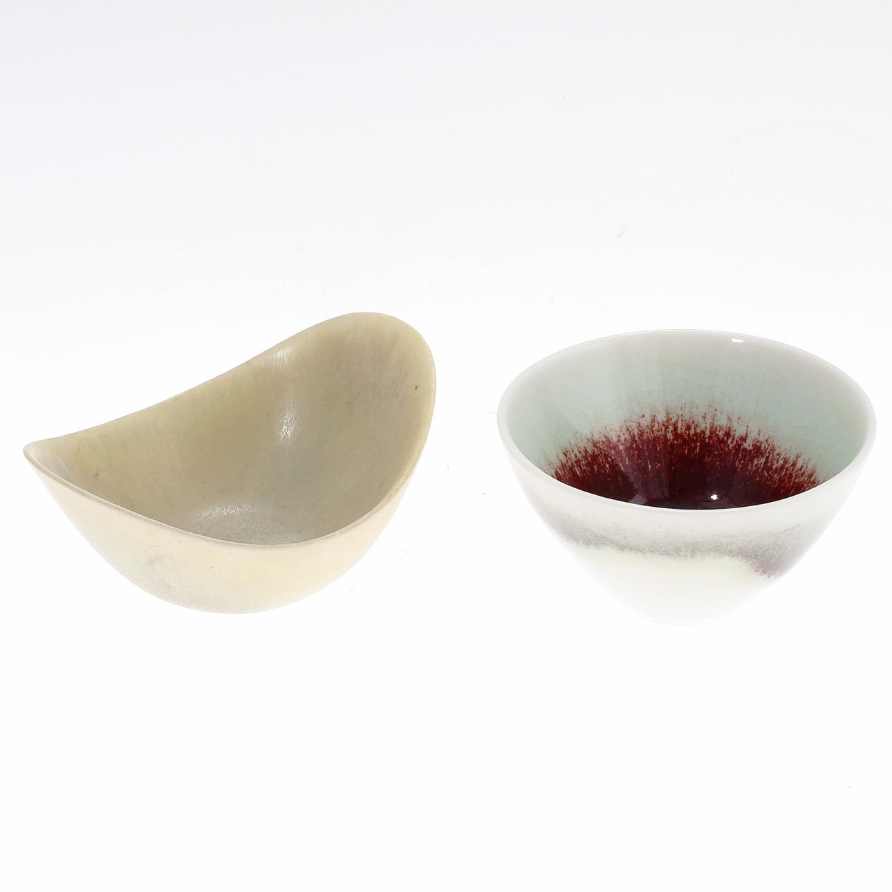 SKÅLAR, 2 st, Rörstrand bla Gunnar Nylund.