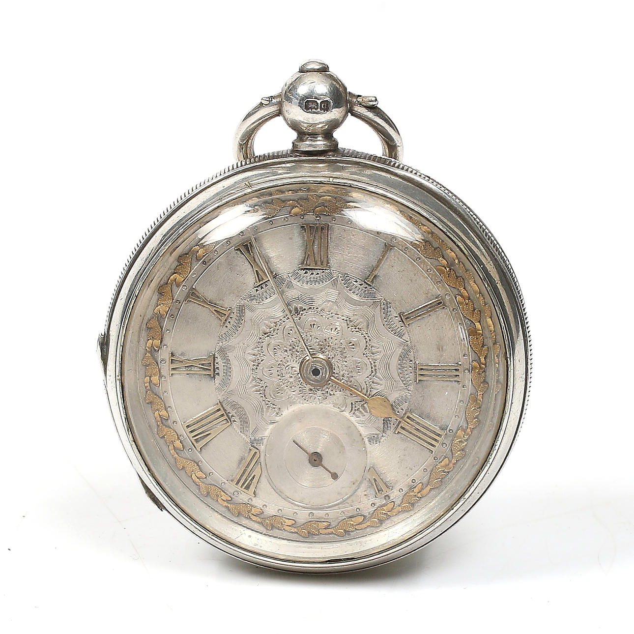 POCKET WATCH, Sterling silver, so-called "key puller", marked William Ehrhardt, Birminghamn. 1903.