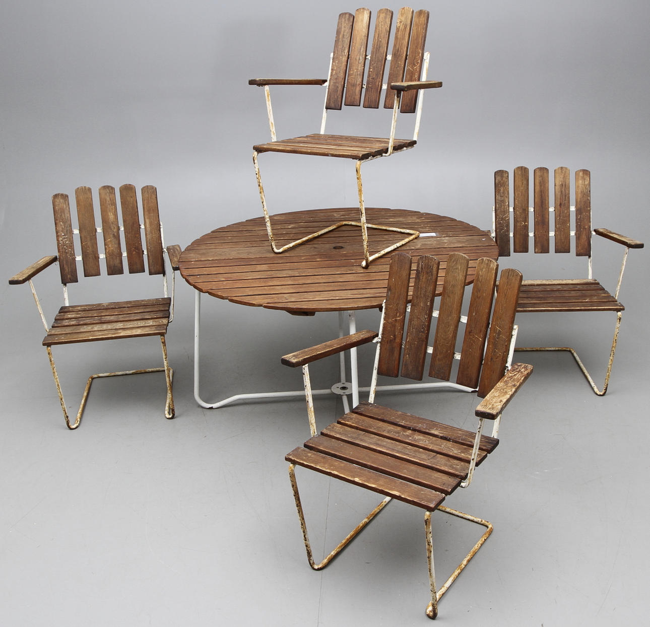 TRÄDGÅRDSGRUPP, 5 del, Grythyttan, 1900 tal.