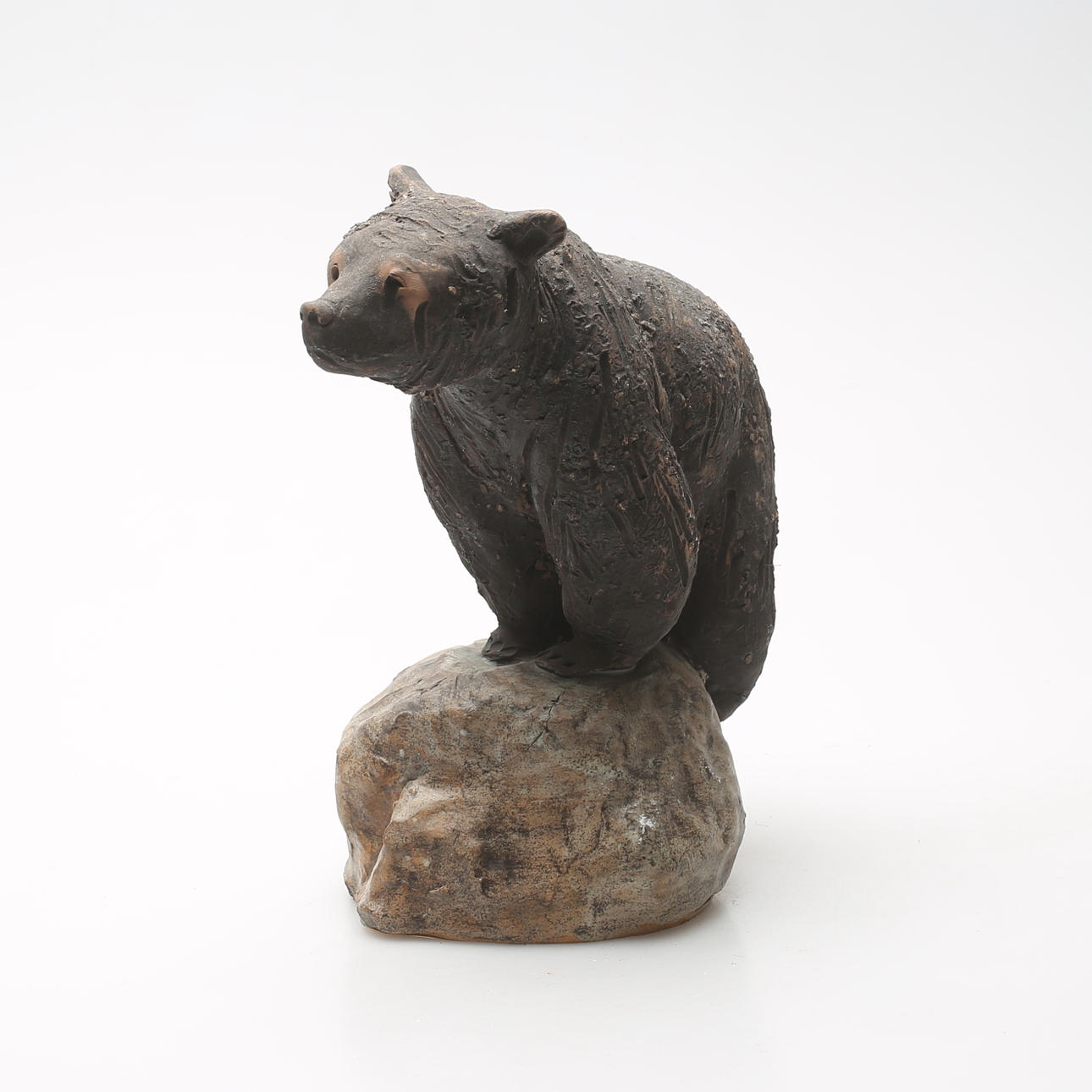 FIGURIN, keramik, "Björn", Tilgmans.