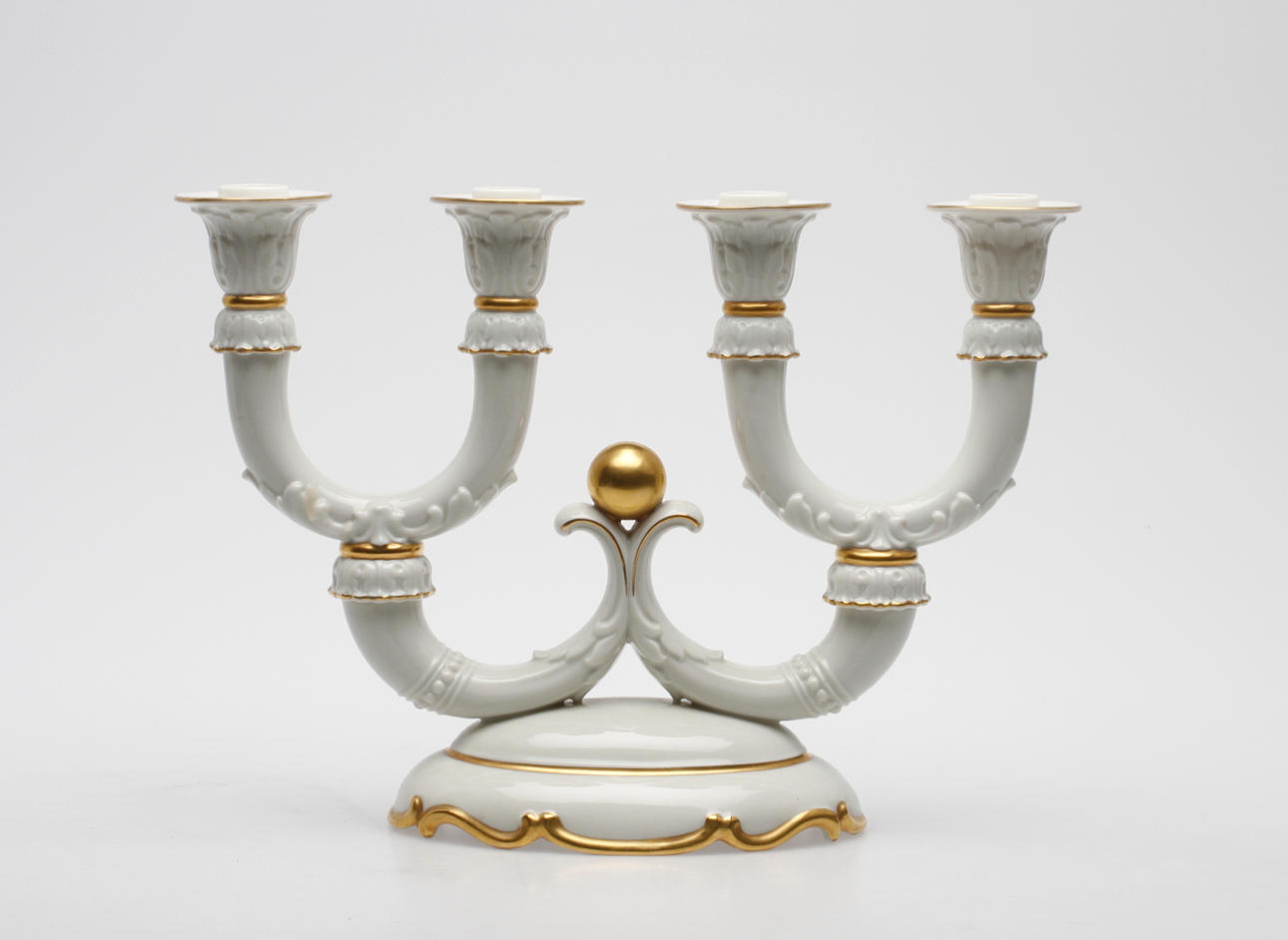 KANDELABER, porslin, Rosenthal.