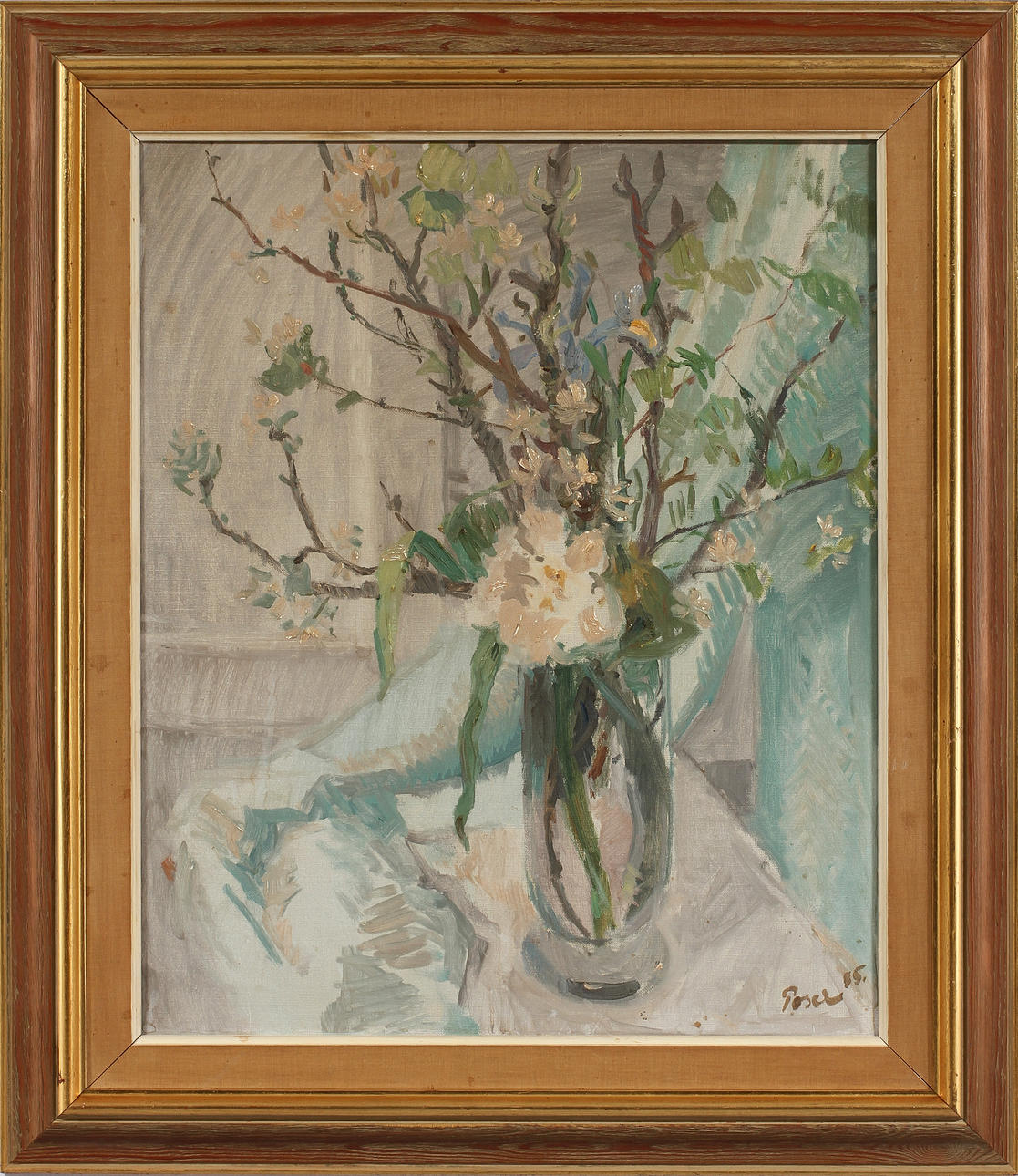 MARTIN POSER, olja på duk, sign o dat.