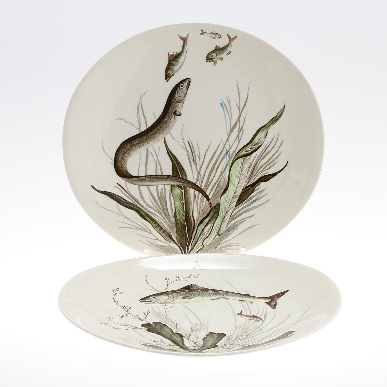 Tallrik, 2 st, "Fish" Johnson Bros .