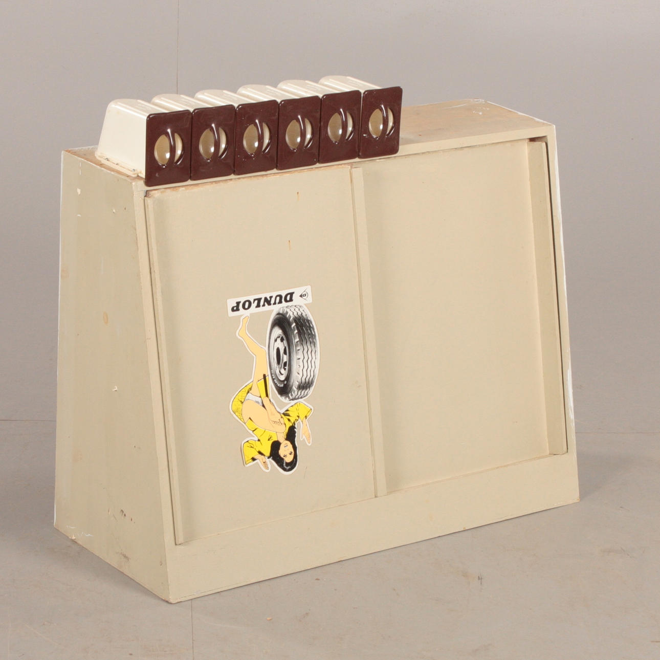 KITCHEN CABINET with SPICE SHELF, mid-20th century.