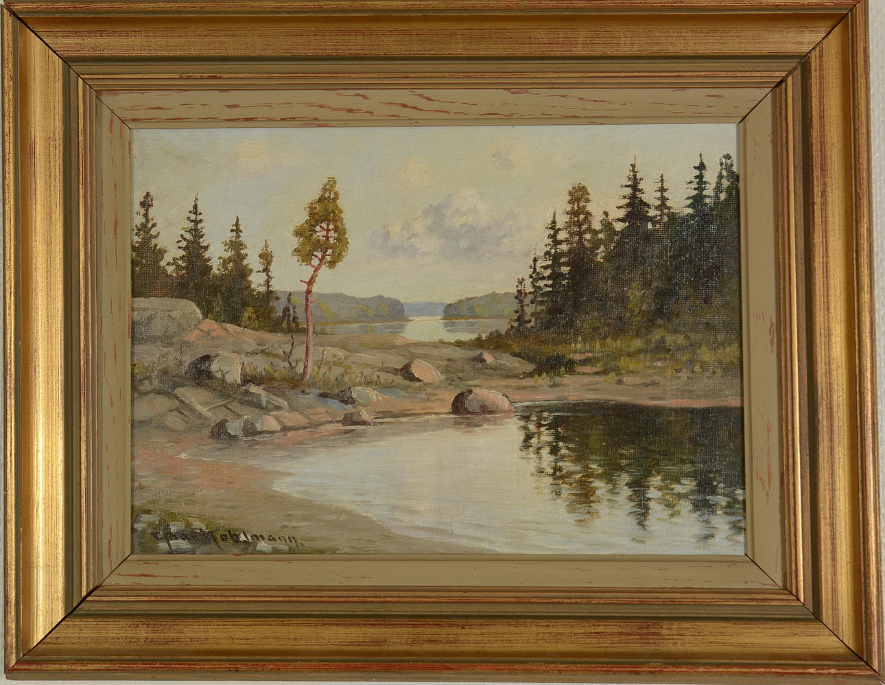 EINAR KOHLMAN. Olja på duk.