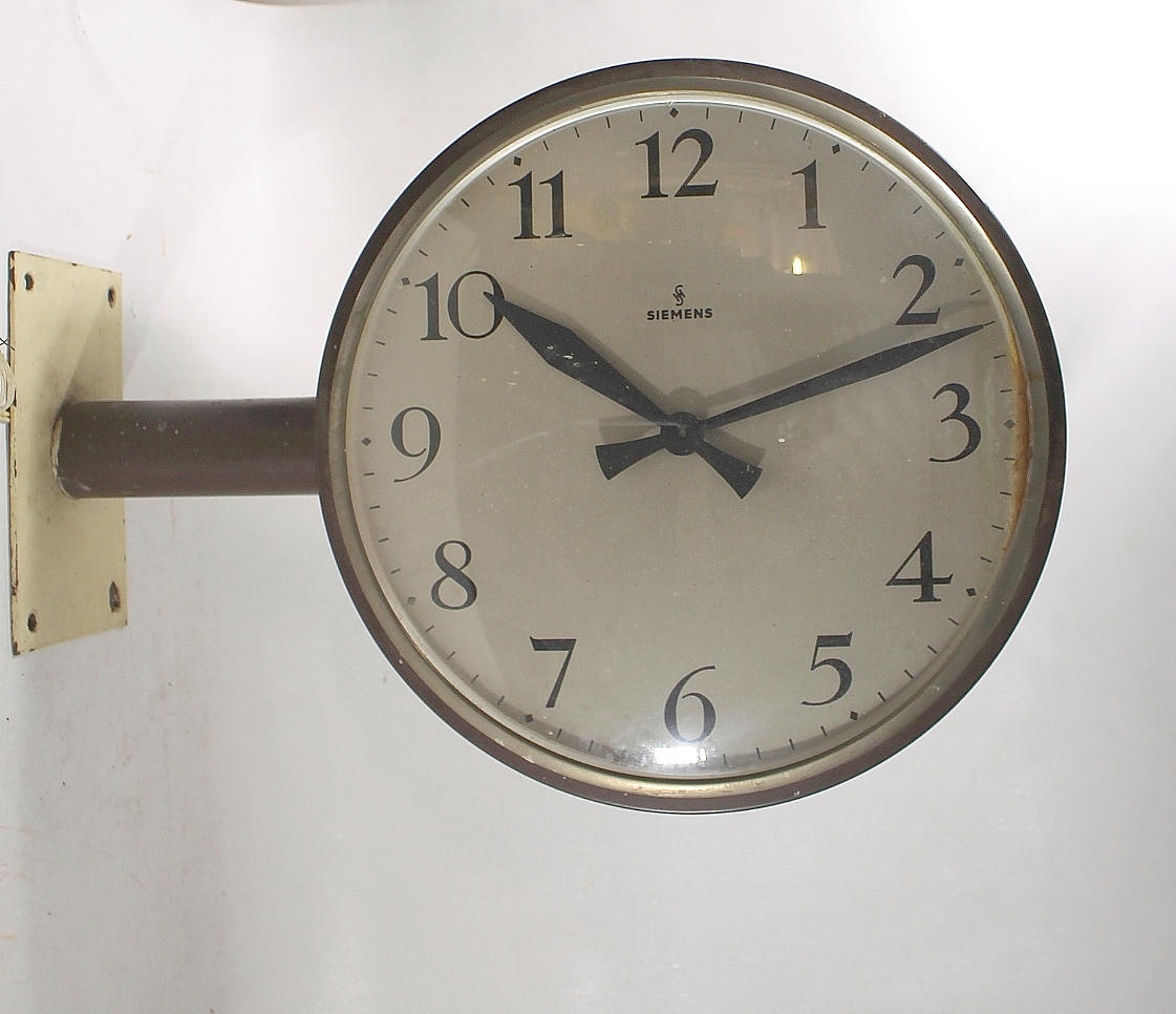 INDUSTRIEUHR, doppelseitig, Siemens.
