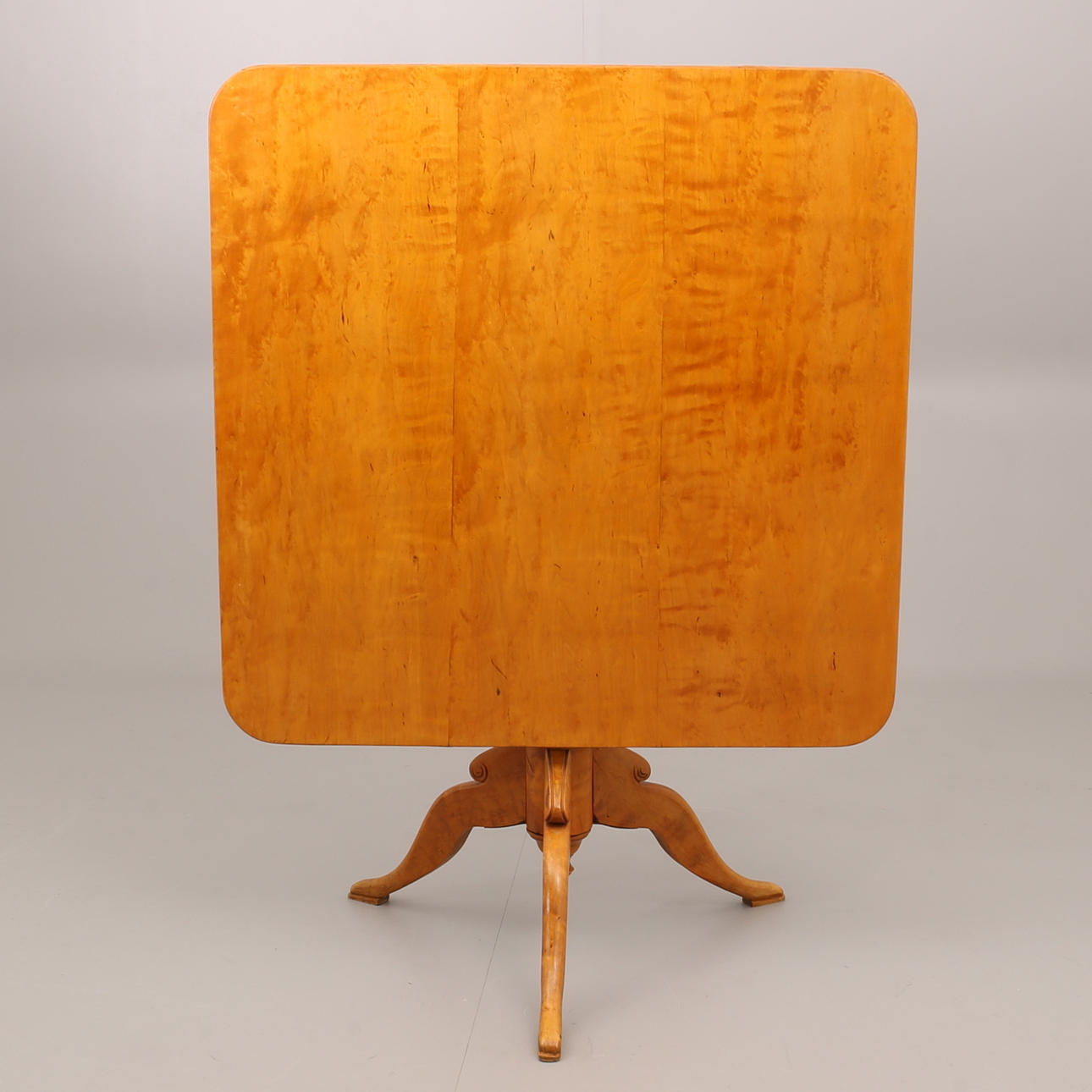 FOLDING TABLE, 19th century.