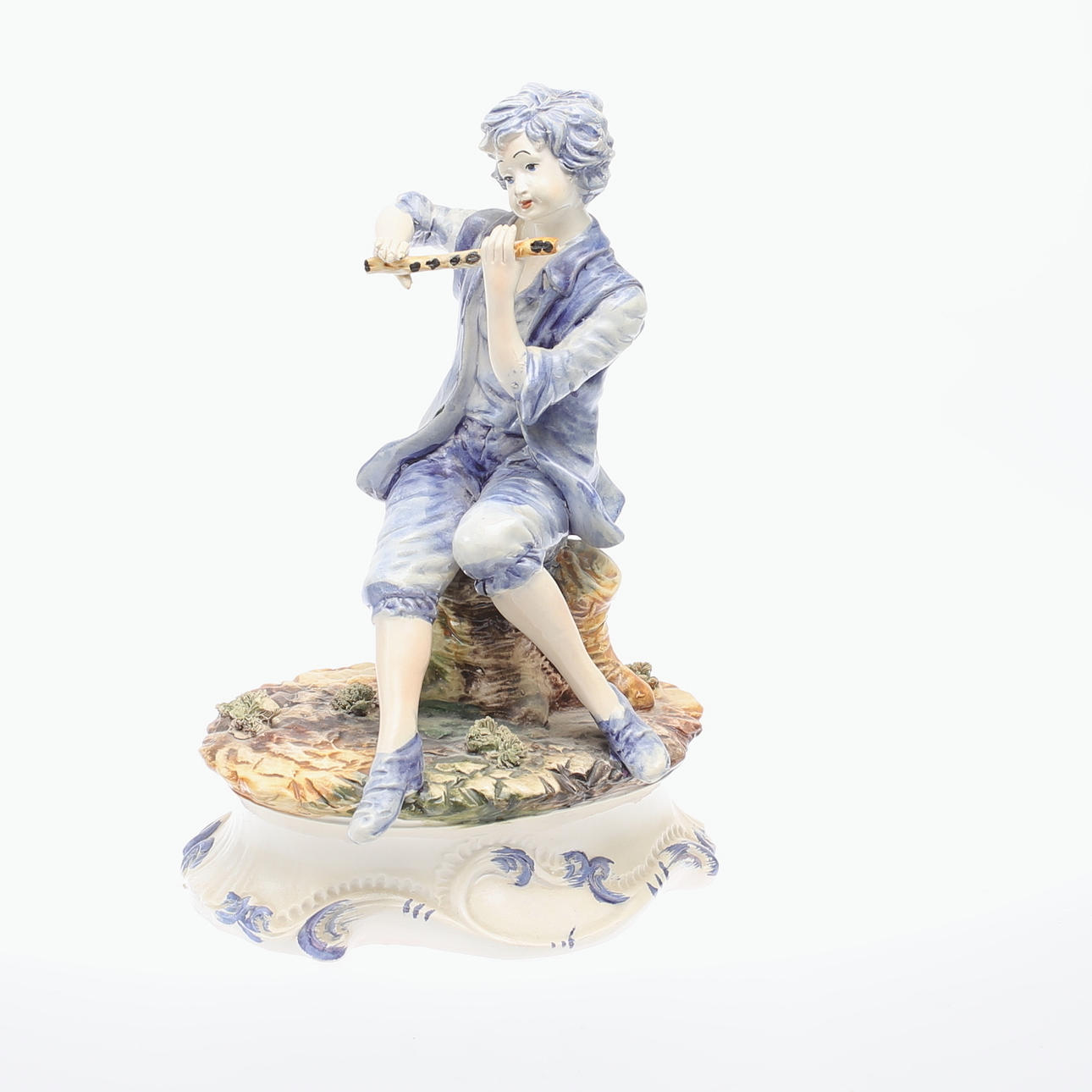 FIGUR, Knabe mit Flöte.