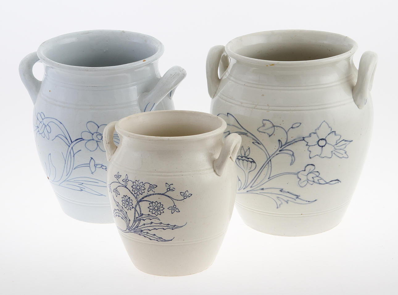 SYLTKRUKOR, 5 st, porslin, bl a Gustafsberg samt Göteborg.