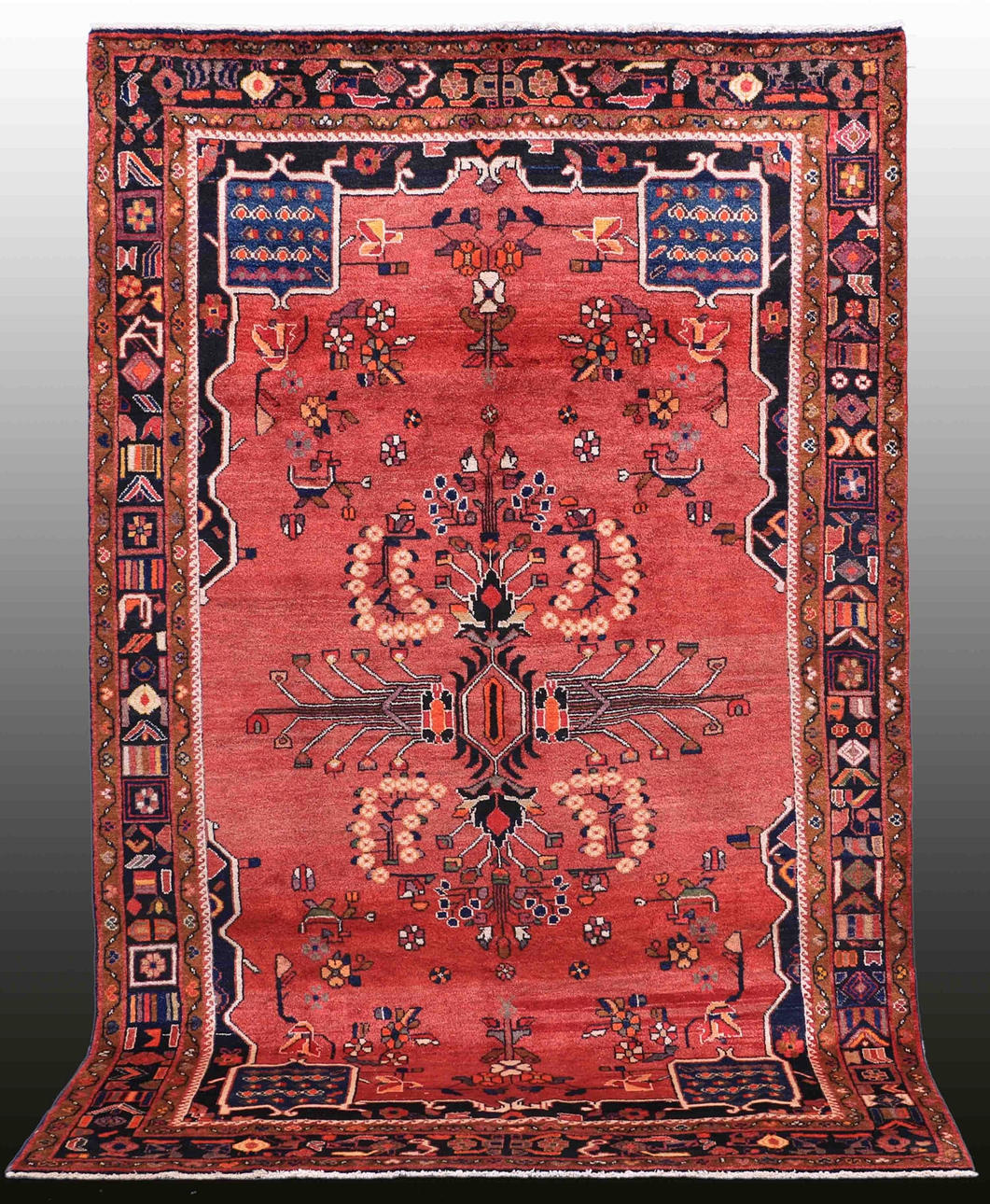 ALFOMBRA, Persa, Hamadan, 290 x 185 cm.