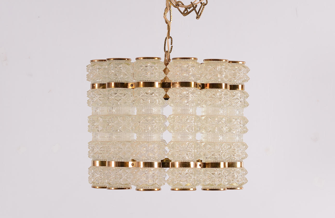 TAKARMATUR, mässing/glas.