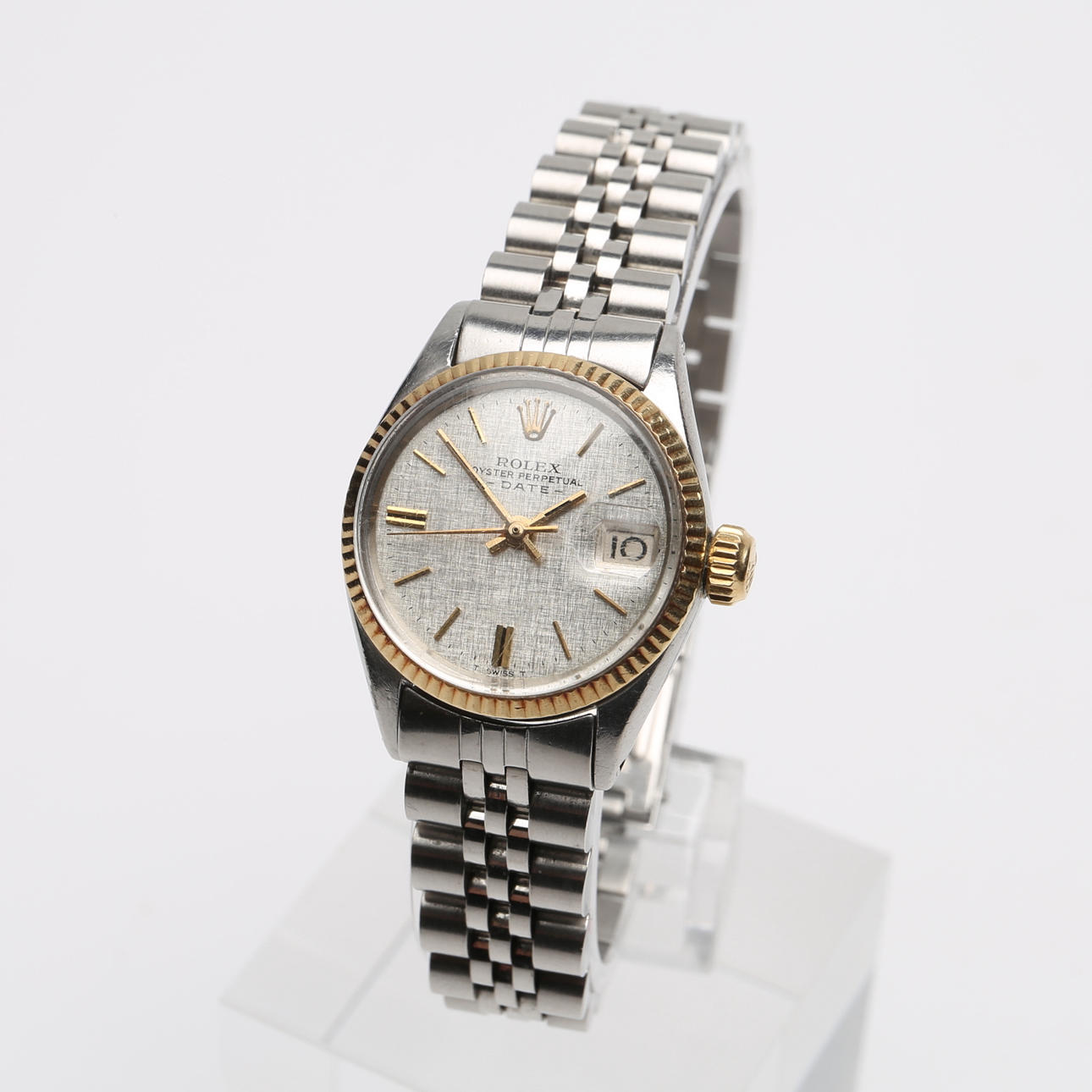 DAMEUR, ROLEX OYSTER EVIGTIG DATO.