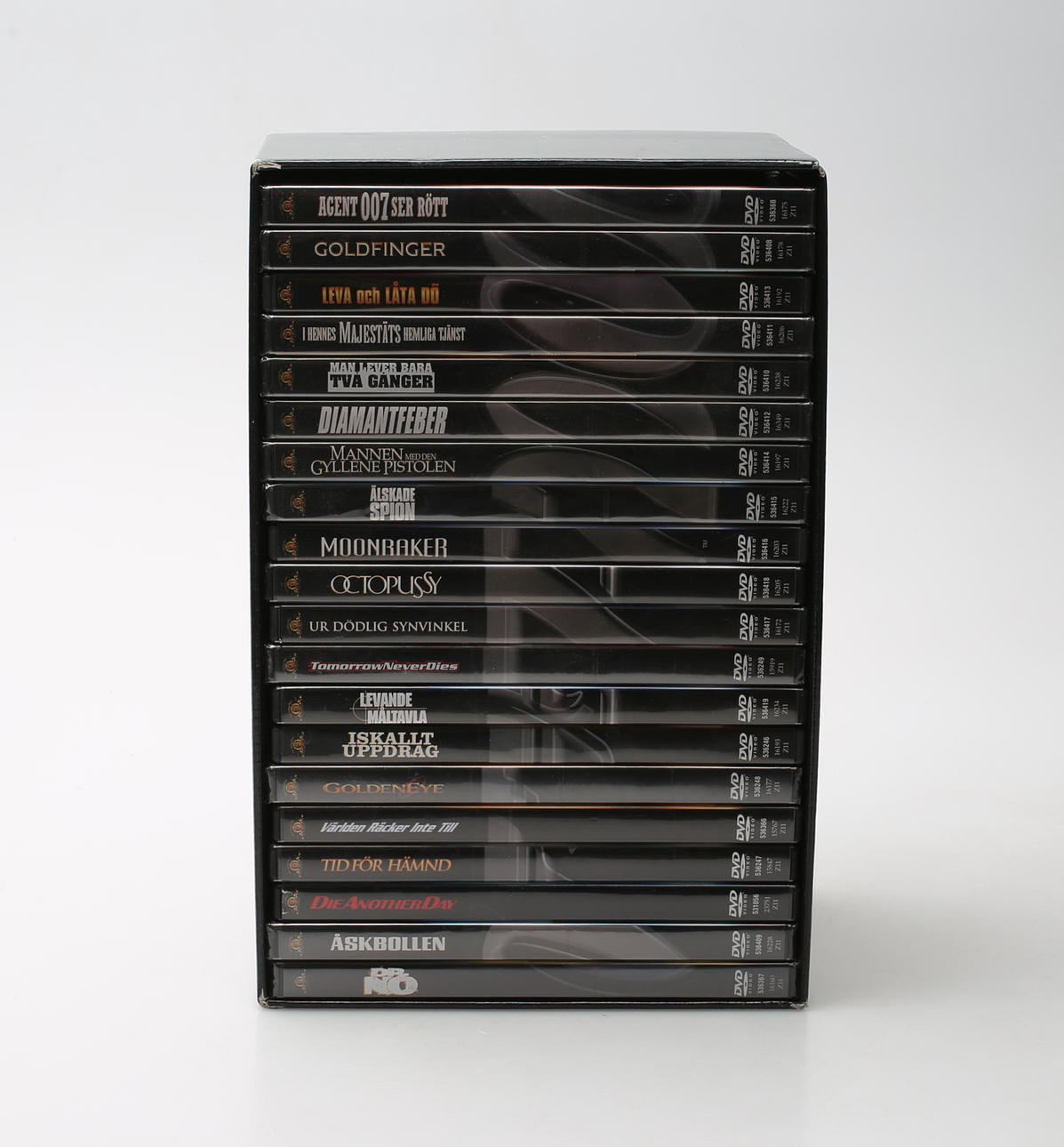 DVD-BOX. 20 st, James Bond 007.