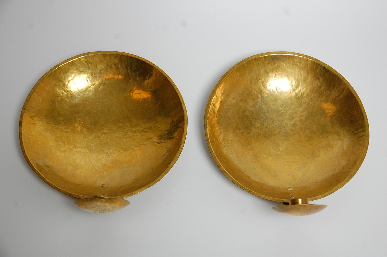 LJUSLAMPETTER, 1 par, " Kungalampetten " Karl Erik Torssell, 1900-tal.