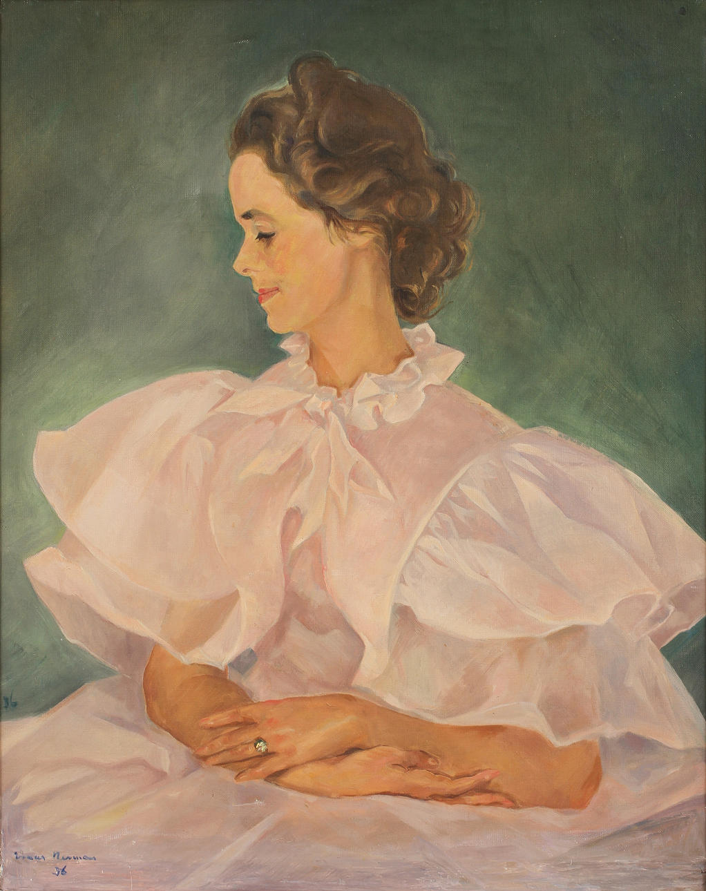 EINAR NERMAN. Olja på duk, signerad.