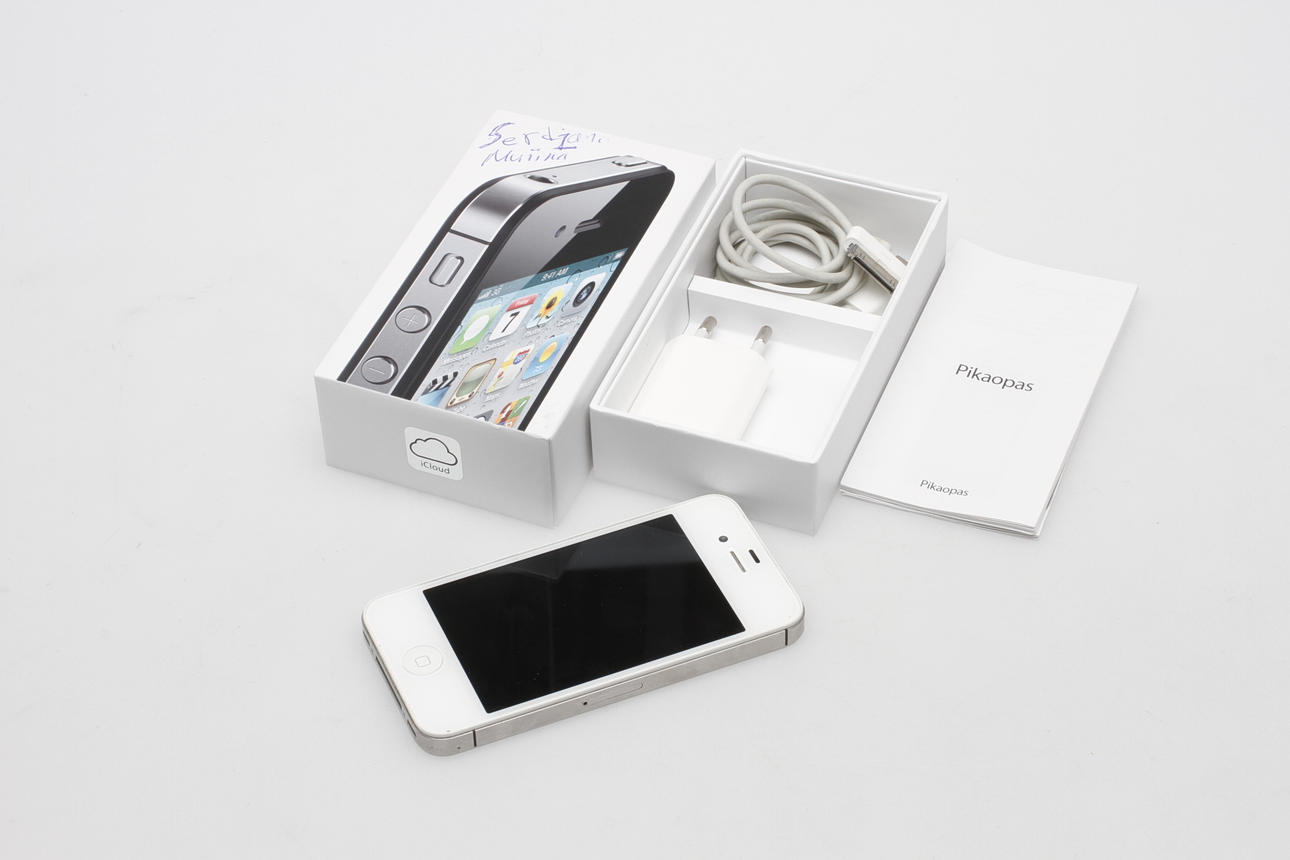 MOBILTELEFON, Iphone 4S, vit, 16GB.