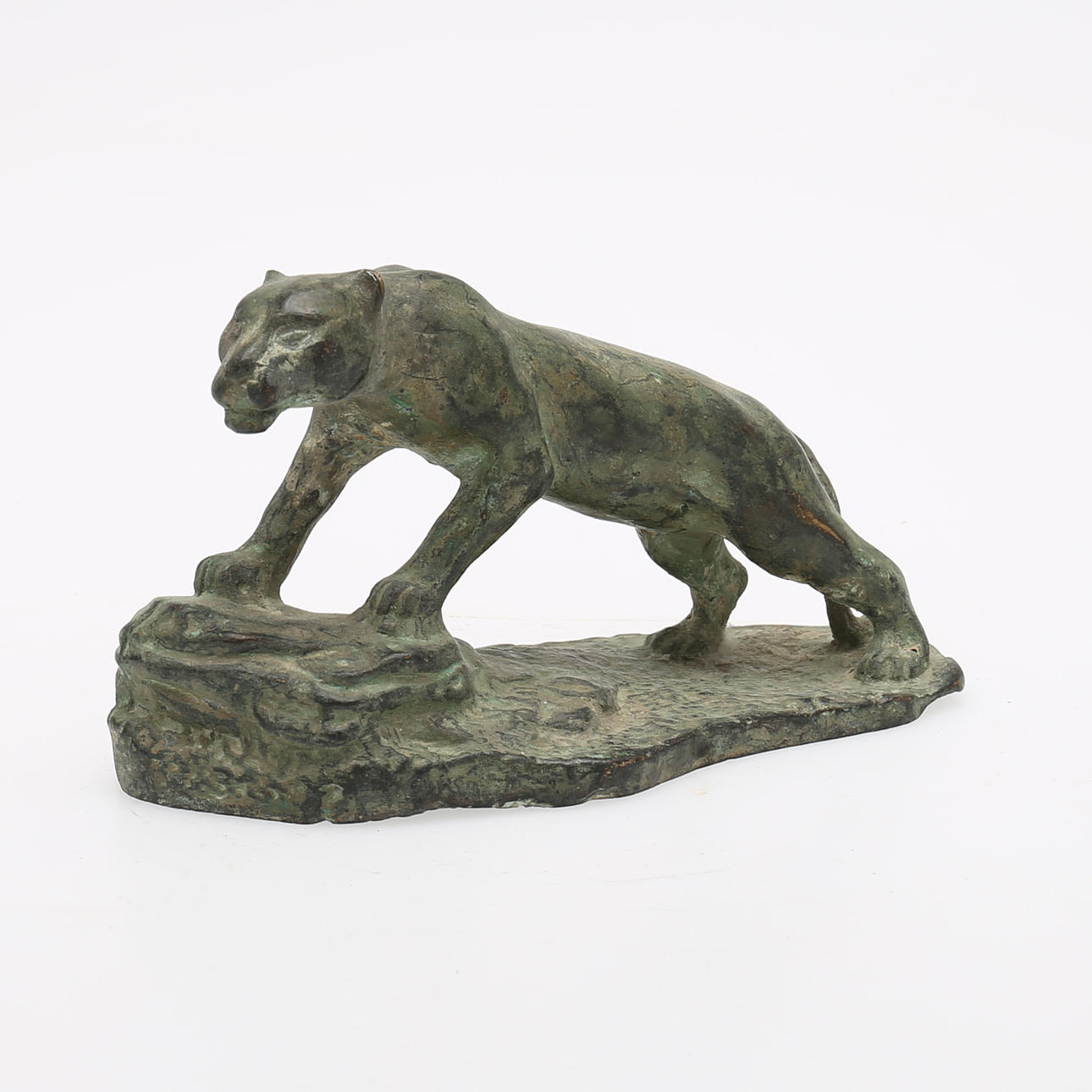 SKULPTUR, Bronze, Löwin.