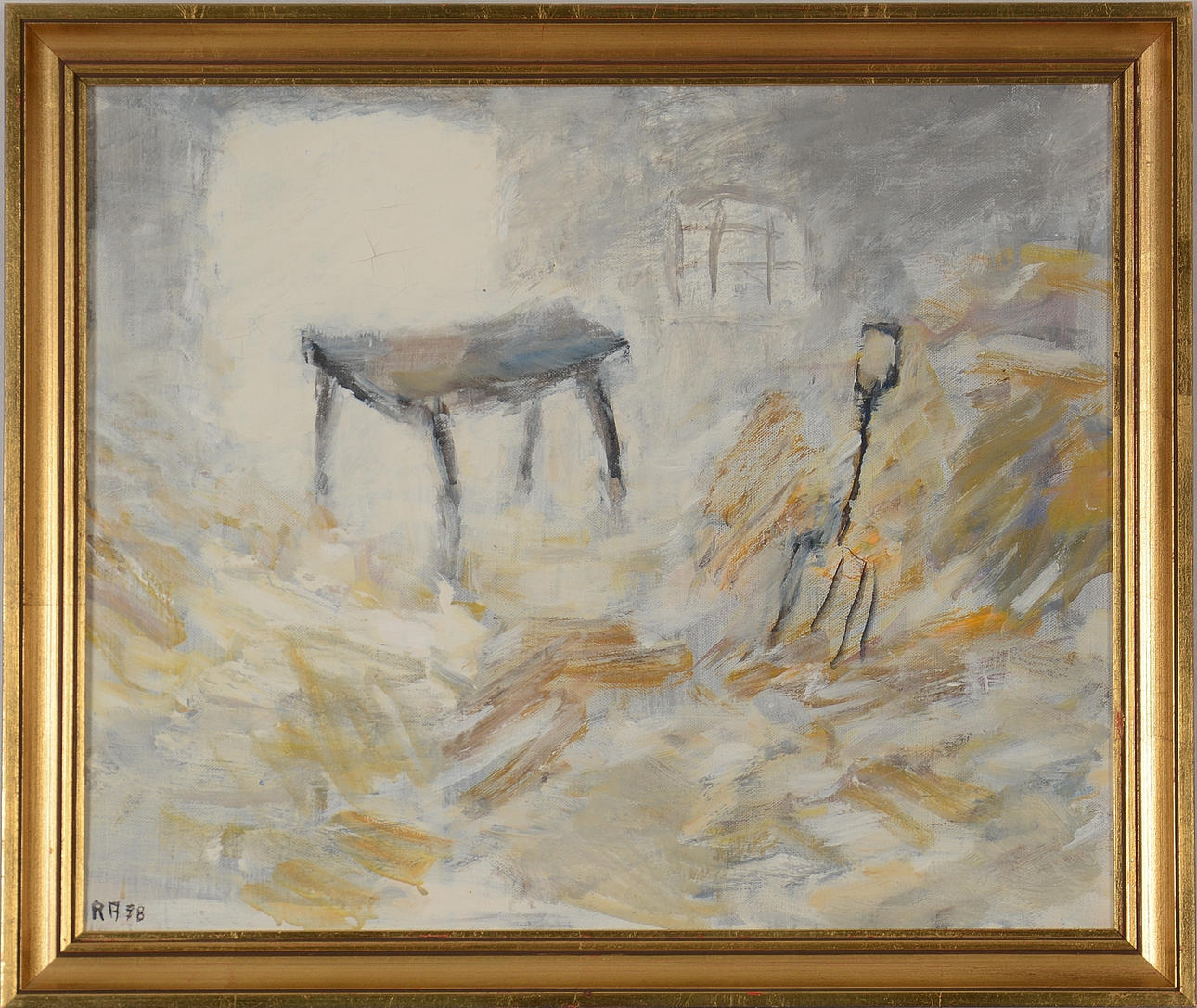 RAGNAR ANDERSSON. Olja på duk.