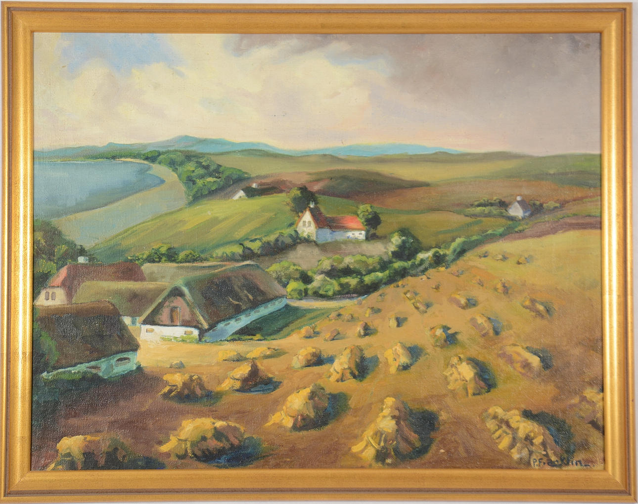 OIDENTIFIERAD KONSTNÄR. Olja på duk.