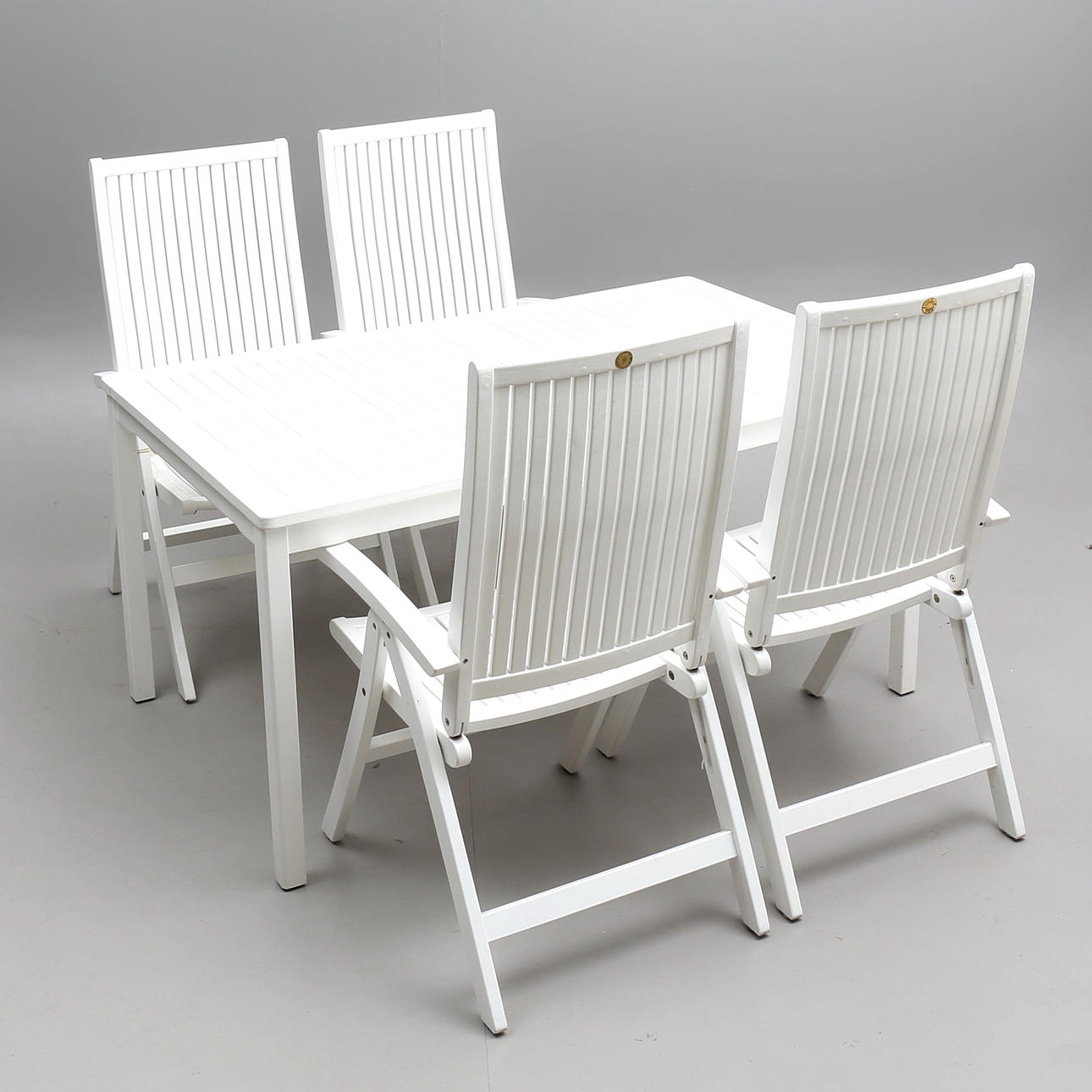 Gartenmöbel, Holz, 5, Teile, ScanCom.