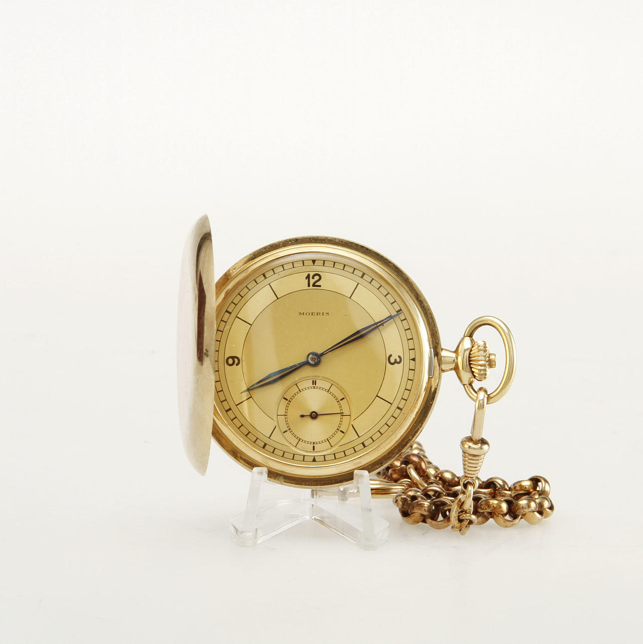 TASCHENUHR, 14 Karat Gold, Moeris.