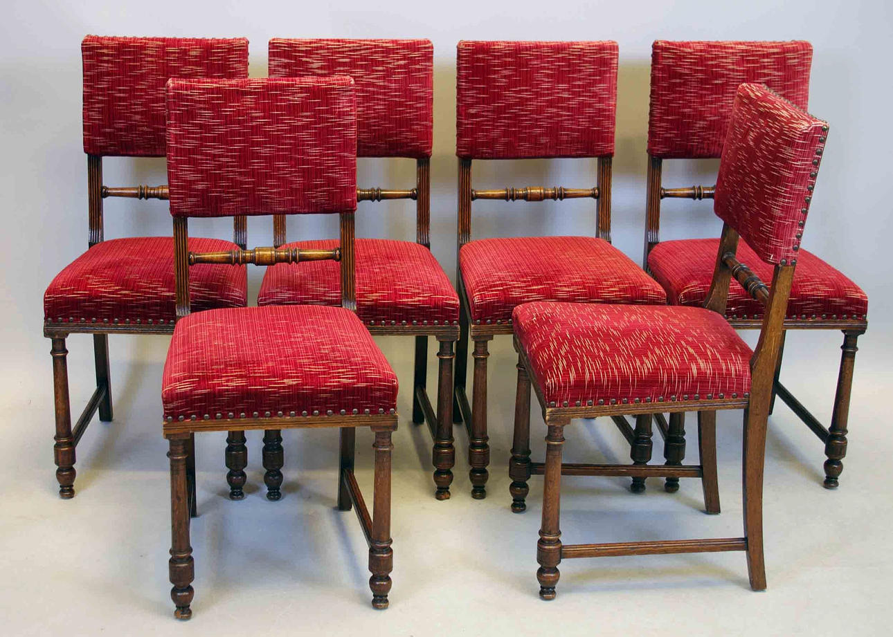 STOLAR, 6 stycken, ek.