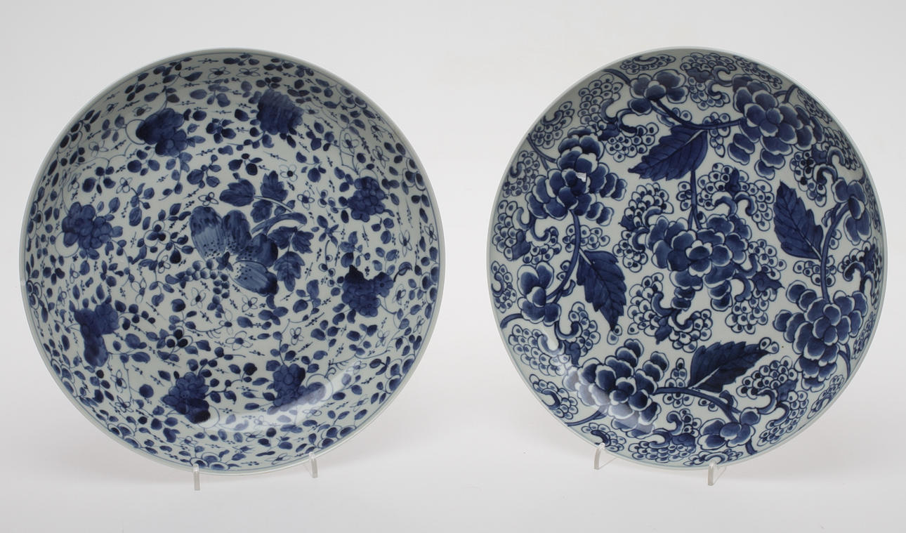 SKÅLFAT, 2 st, porslin, Kina.