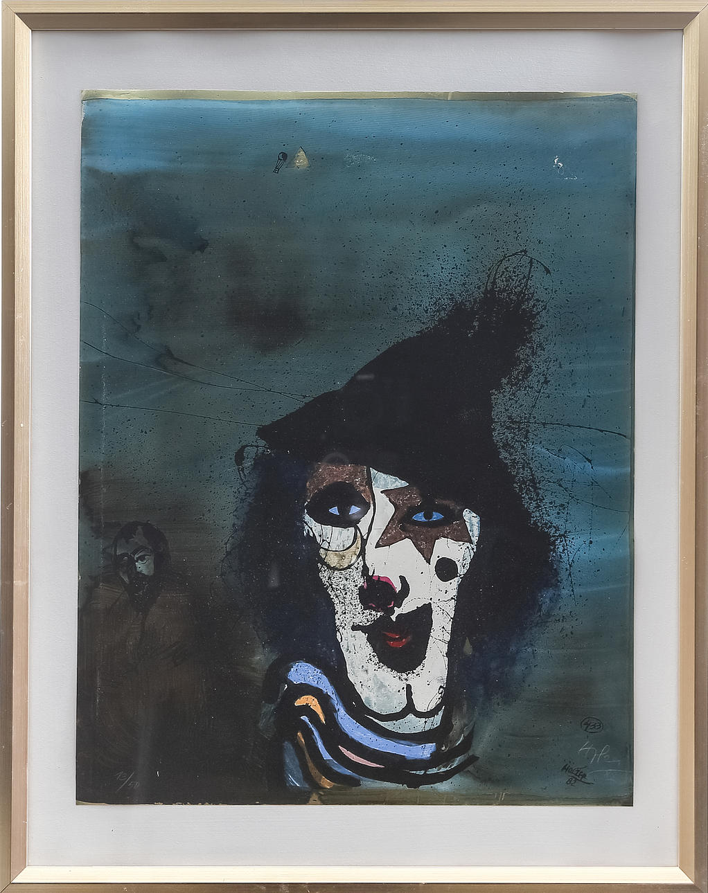 ADI HOLZER. Grafikark, signeret.