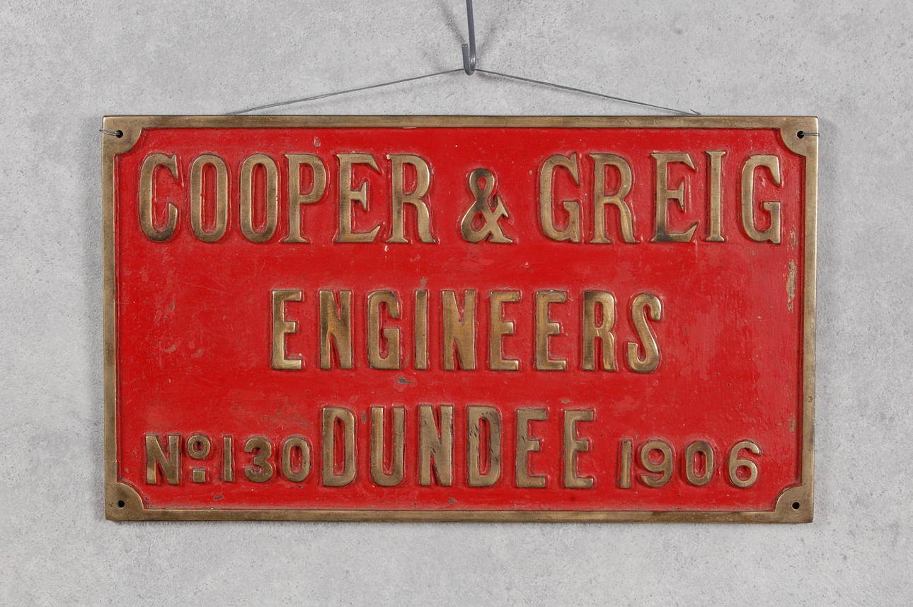 SKYLT, COOPER & GREIG ENGINEERS, DUNDEE 1906.