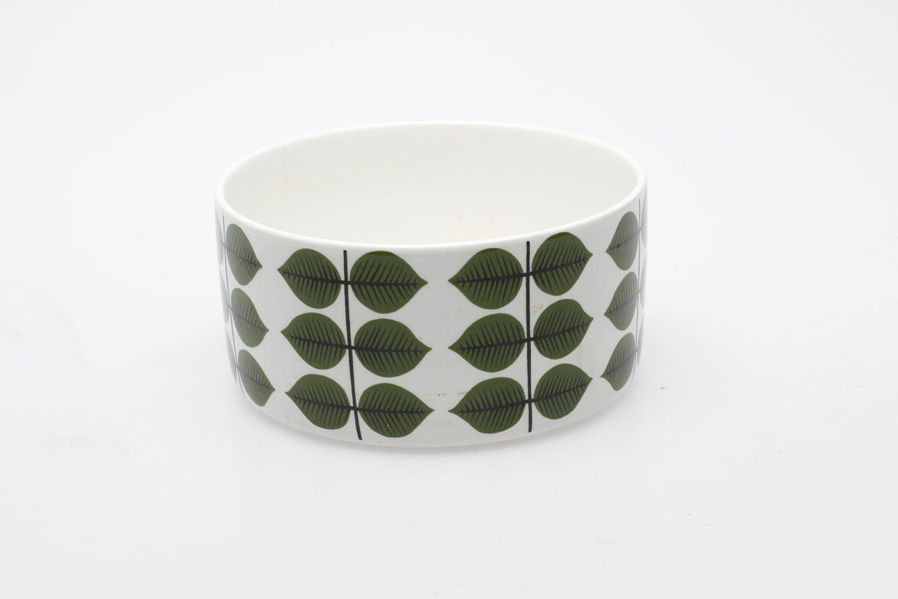 SKÅL, flintgods, "Berså", Stig Lindberg, Gustavsberg.