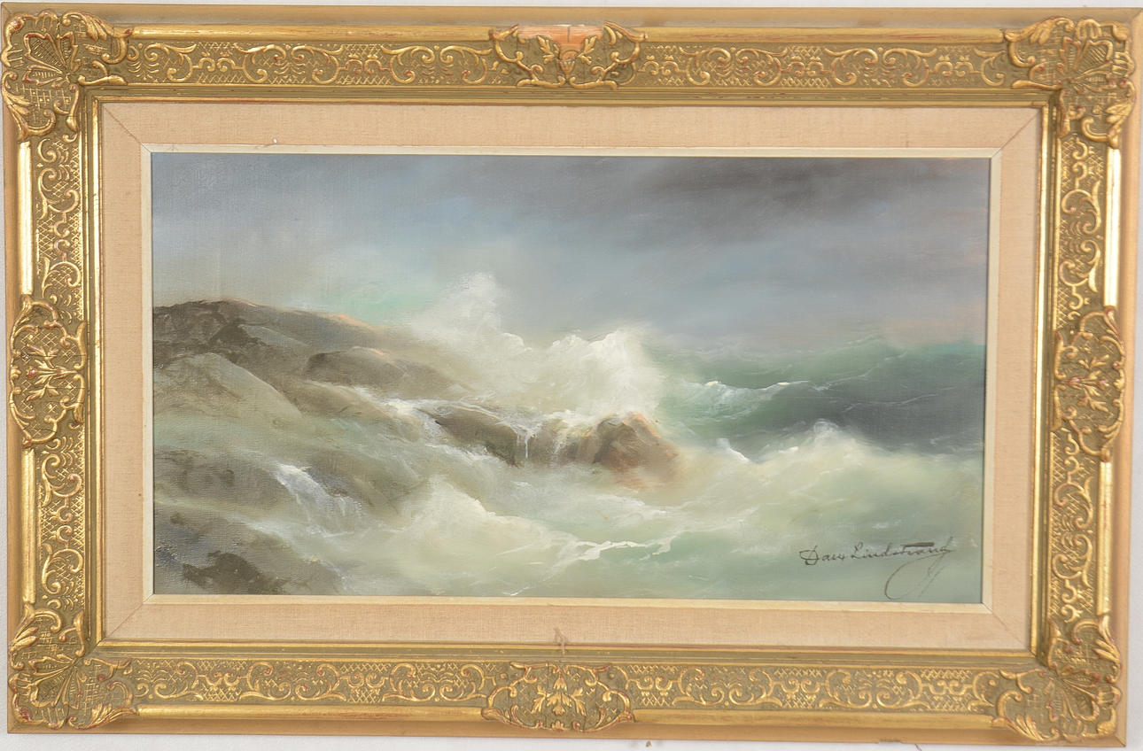 DAN LINDSTRAND. Olja på duk.