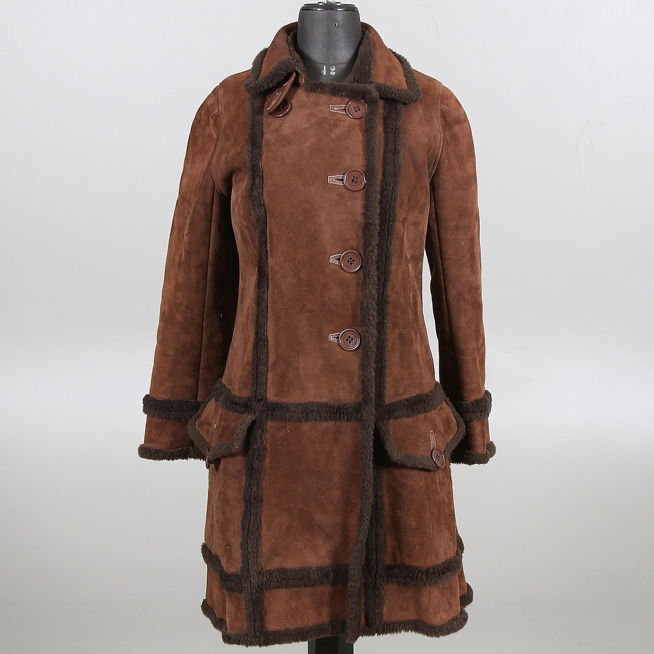 COAT, leather, Sonia Rykiel.