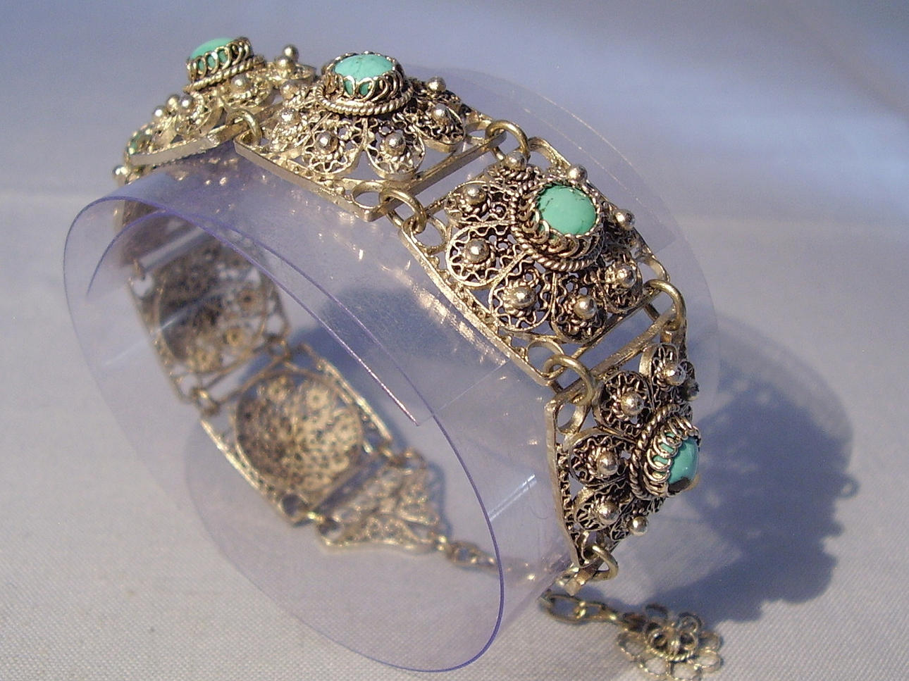 TURKOS ARMBAND SILVER 800 FILIGRAN.