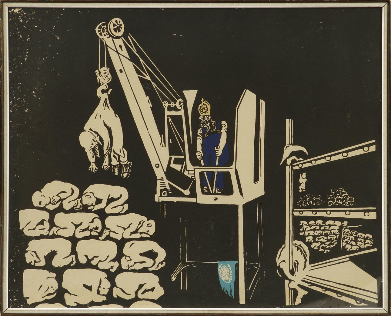 LARS HILLERSBERG. "Built", graphic sheet.